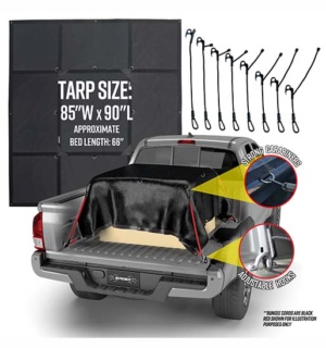 Smart Tarp Waterproof Pickup Short Bed Gallery1