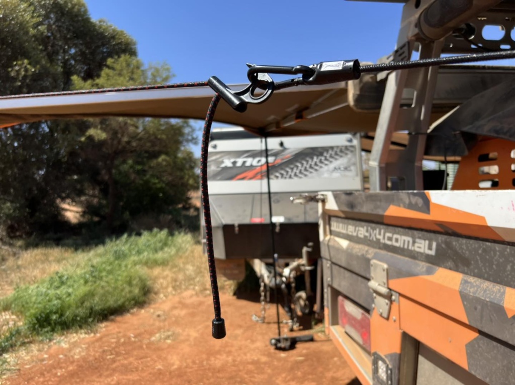 bungee cord being used on ute