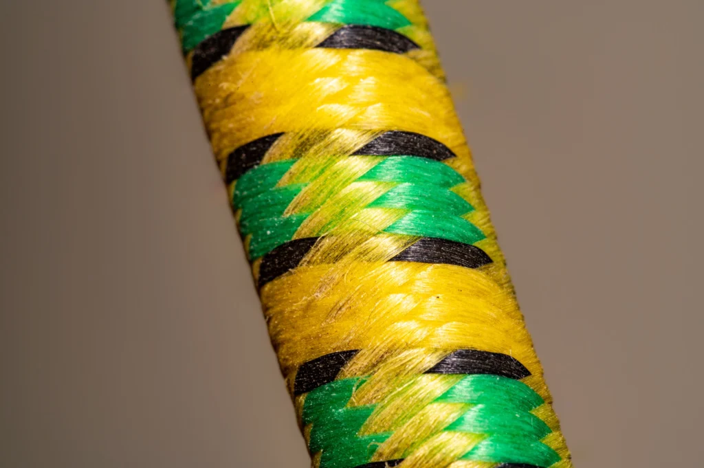 Outer Materials Of Bungee Cord Up Close